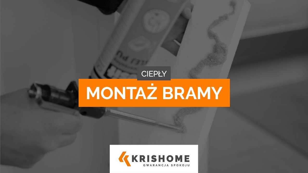 Ciepły montaż bramy