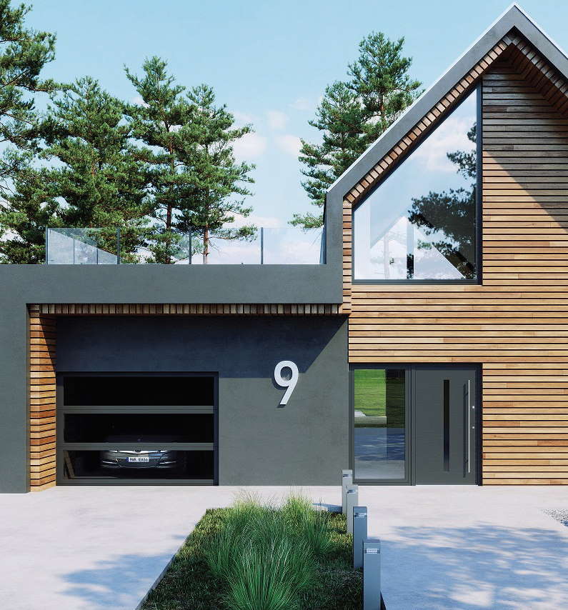 Brama światła – szklana brama Krispol